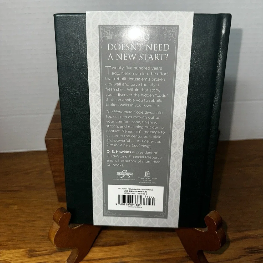 The Nehemiah Code: It's Never Too Late for a New Beginning by O. S. Hawkins~New!
